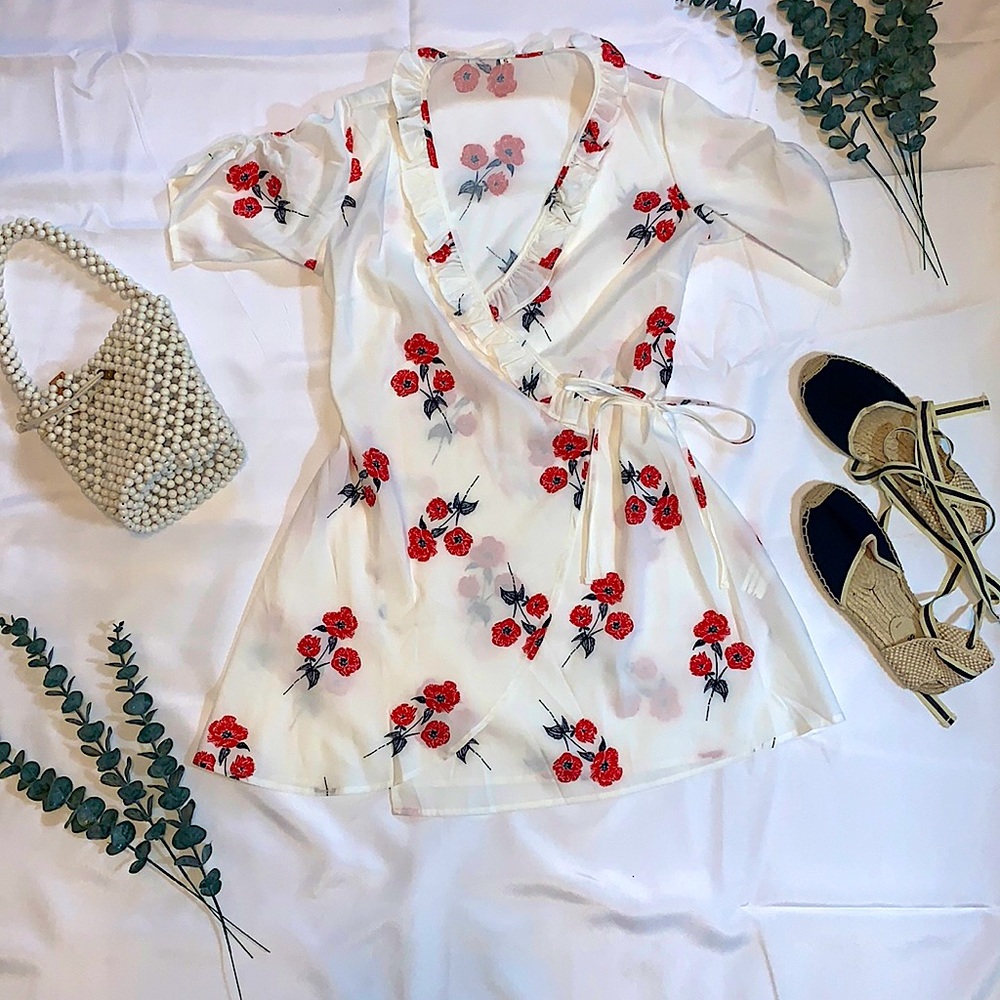 🌹 Poppy Wrap Dress 🌹